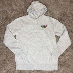Light Gray Graphic Hoodie